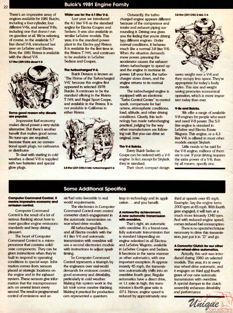 1981 Buick Full-Line All Models Brochure Page 12